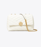 Tory Burch Willa Chevron Shoulder Bag - Light Cream