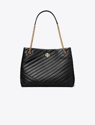 Willa Chevron Tote - Black