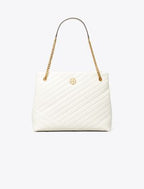 Willa Chevron Tote - Light Cream