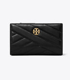 Tory Burch Willa Chevron Medium Wallet - Black