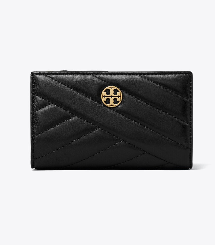 Tory Burch Willa Chevron Medium Wallet - Black