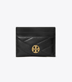 Tory Burch Willa Chevron Flat Card Case - Black