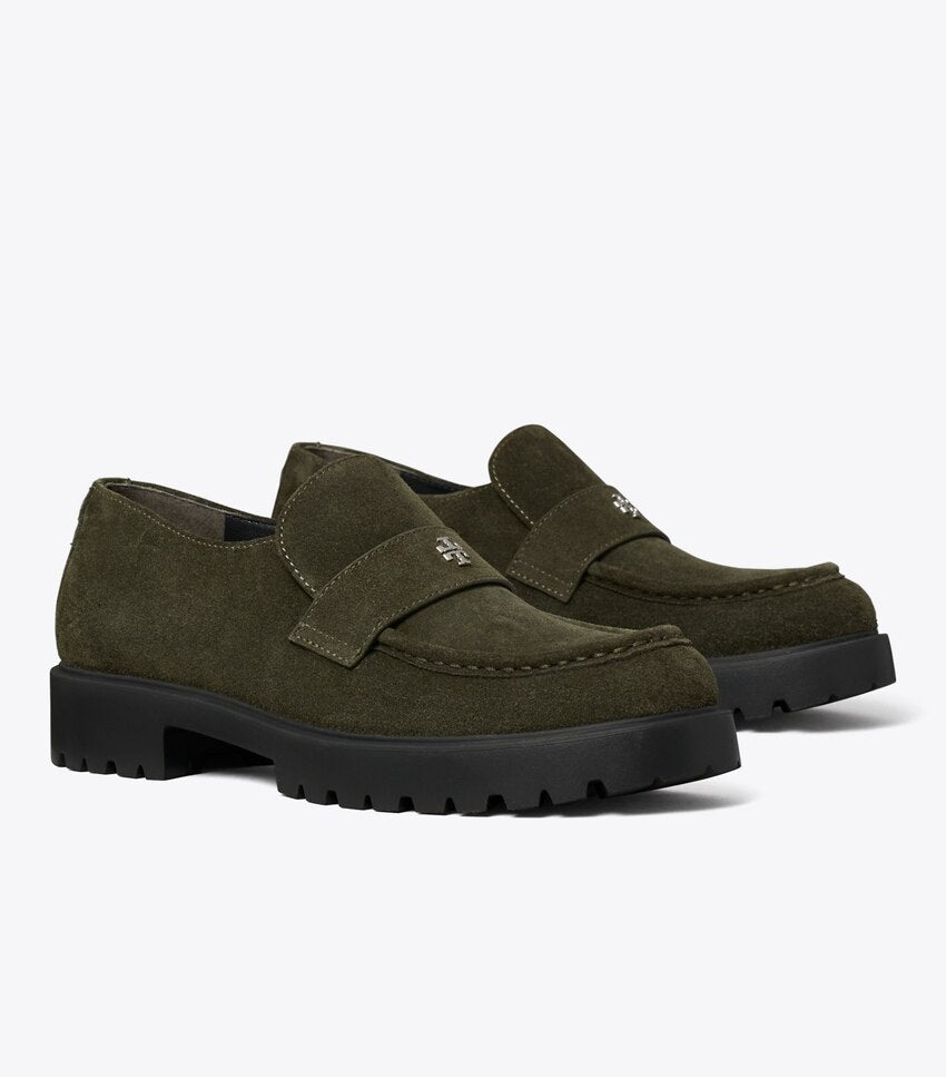 Tory Burch Everly Chunky Loafer - Dark Leccio