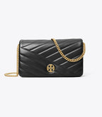 Tory Burch Willa Chevron Wallet Crossbody - Black