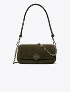 Britten Suede Convertible Crossbody - Dark Leccio