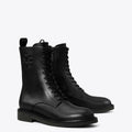 Tory Burch Double T Combat Boot Perfect Black