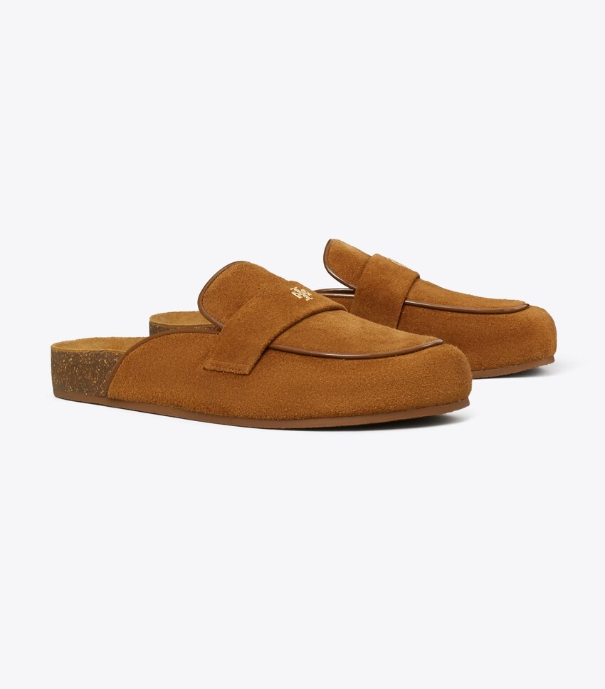 Tory Burch Everly Cork Mule - Chicory Brown
