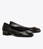 Tory Burch Multi Logo Block Heel - Amaranth