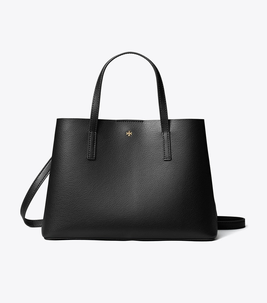 Tory Burch Blake Small Tote - Black / Devon Sand