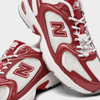New Balance 530 - White with red 3