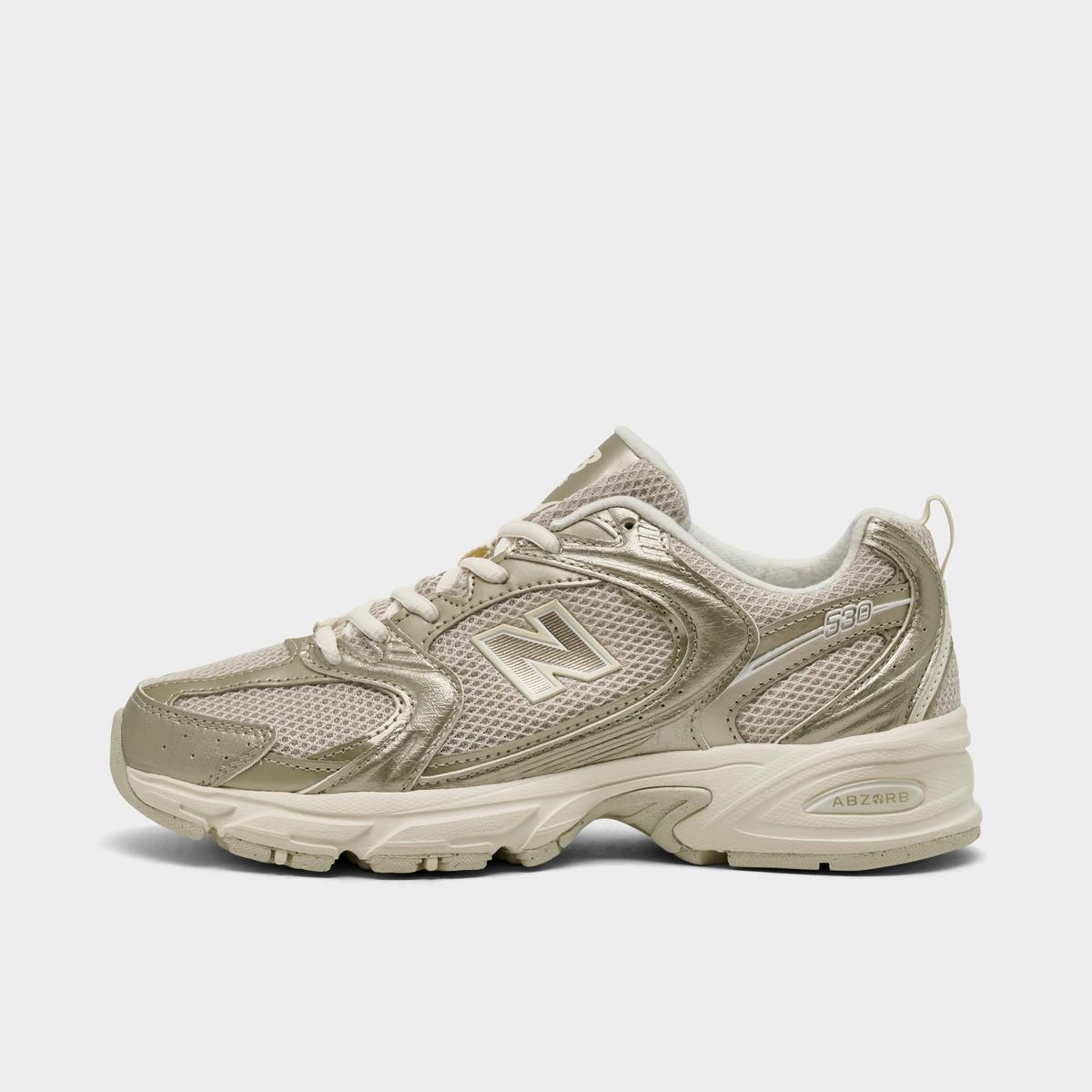 New Balance 530 - Gold metallic with linen