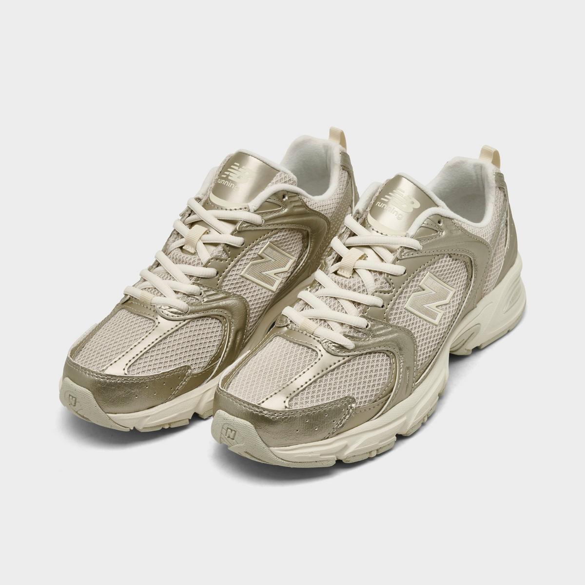 New Balance 530 - Gold metallic with linen 2