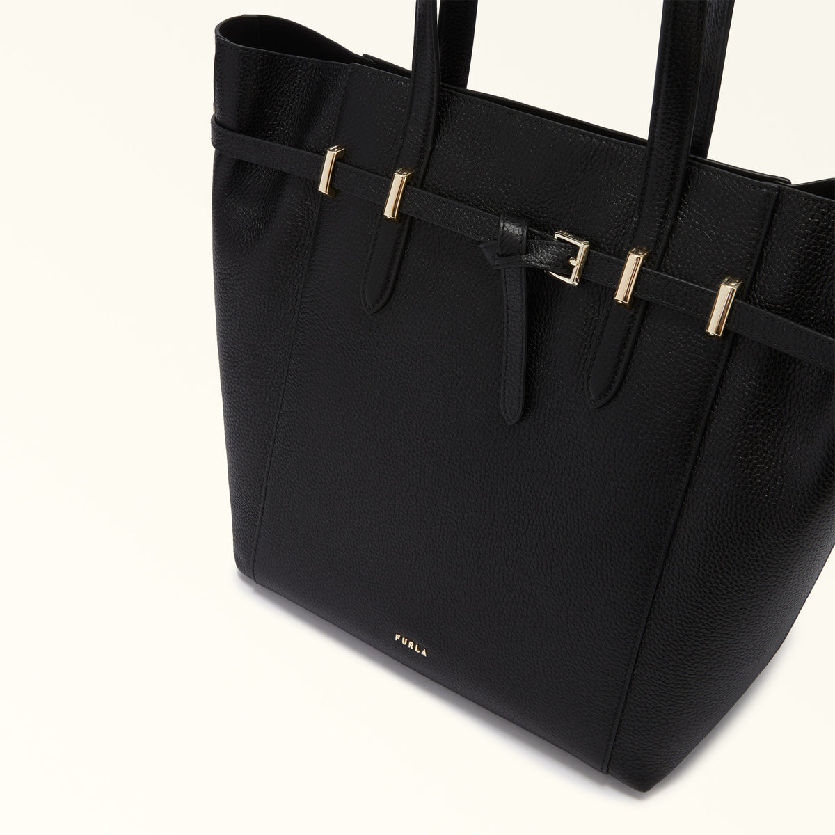 Furla Aura Tote Bag M - Black