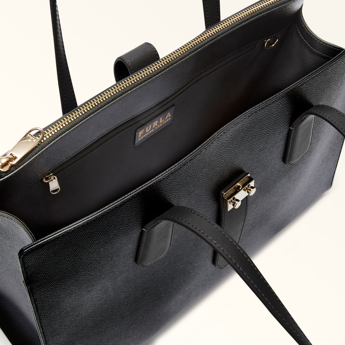 Furla Metro Tote Bag L - Black