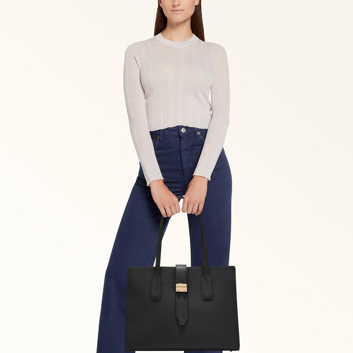 Furla Metro Tote Bag M - Black