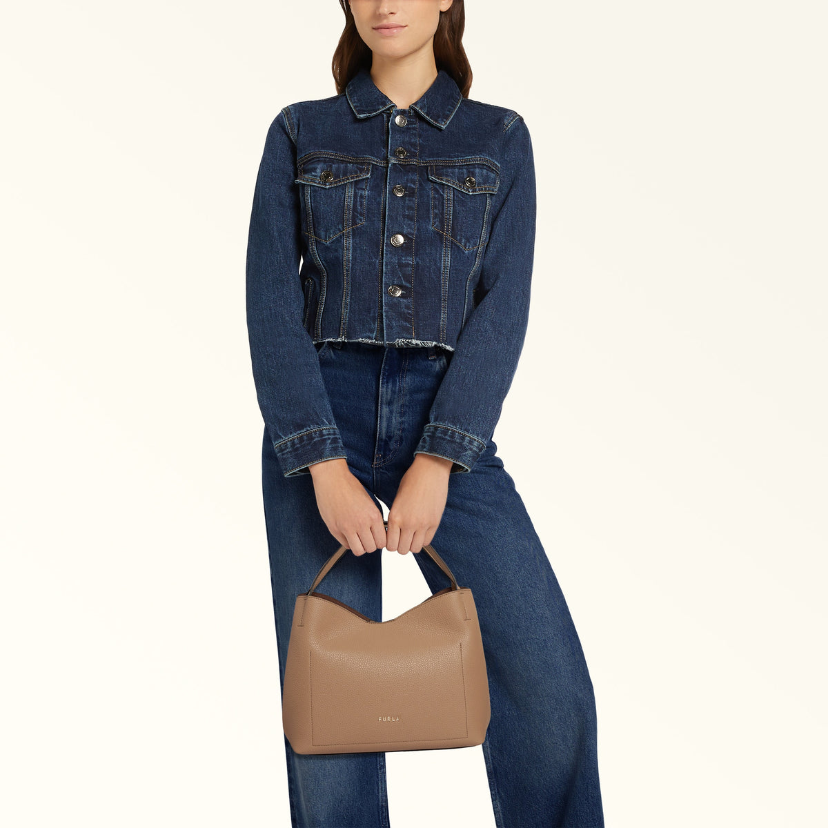 Furla Petunia Shoulder Bag S - Desert