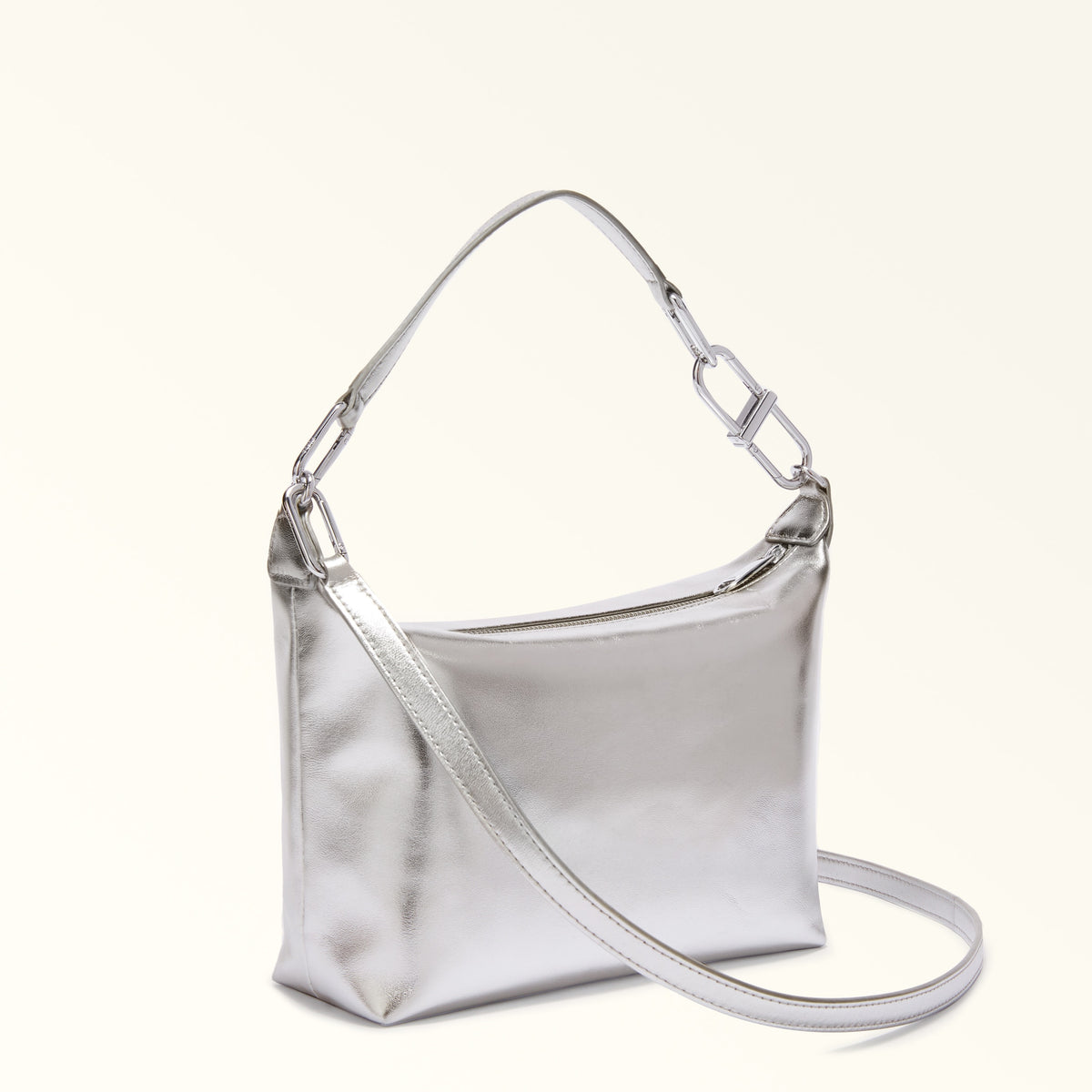 Furla Teia Crossbody Bag - Silver