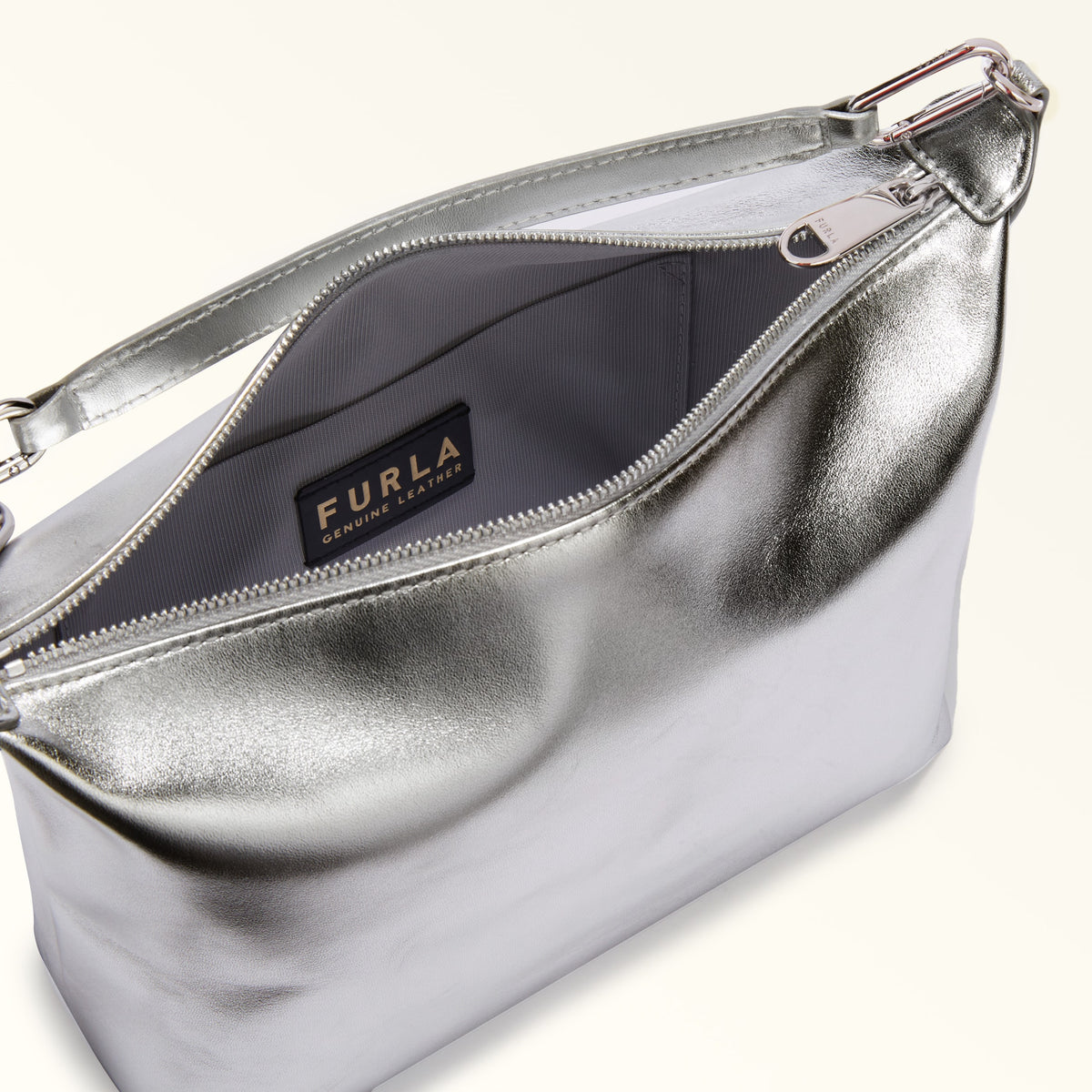 Furla Teia Crossbody Bag - Silver