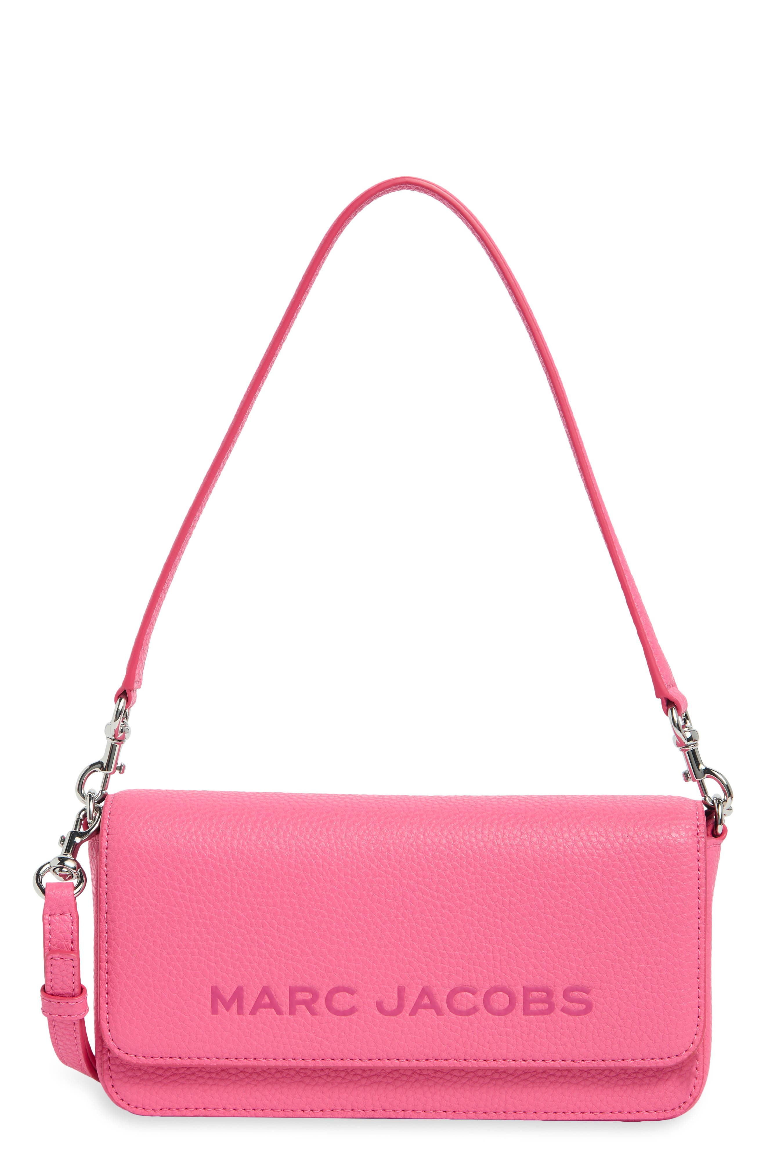 Marc Jacobs The Mini Leather Crossbody Bag - Magenta