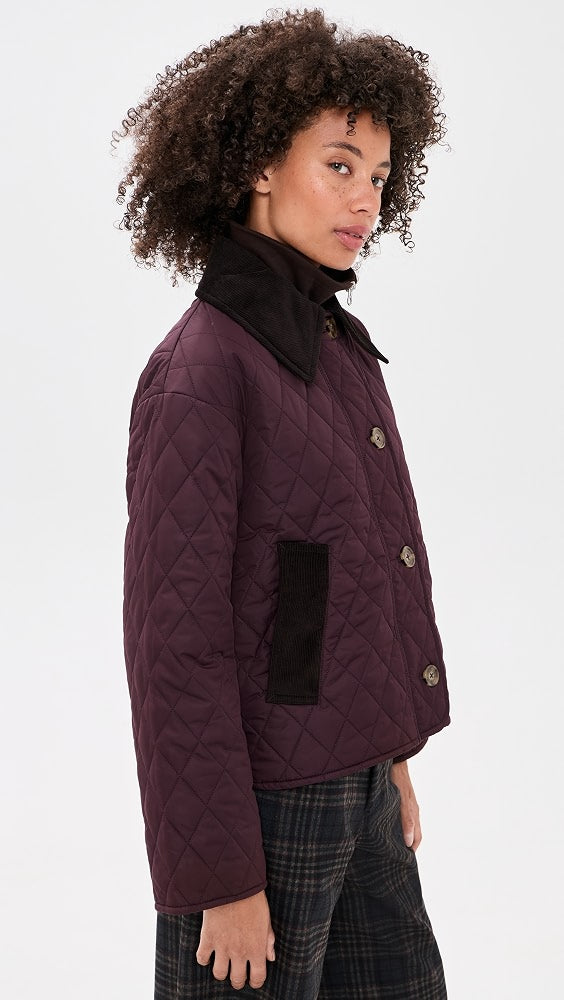 Barbour Moira Quilted Jacket detail
