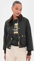 Barbour Women's Cropped Beadnell Wax Jacket