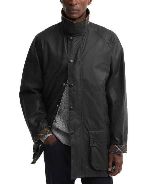 Barbour Icons Beaufort Cotton Wax Jacket Navy