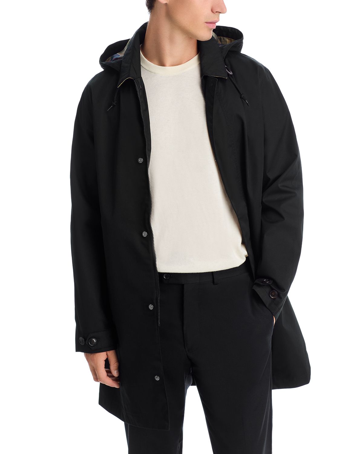 Barbour Lorig Mac Waterproof Jacket Black
