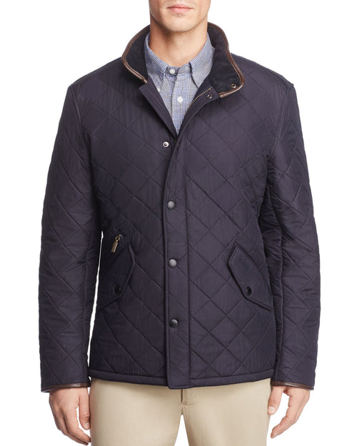 Barbour Powell Polar Quilt Jacket Navy