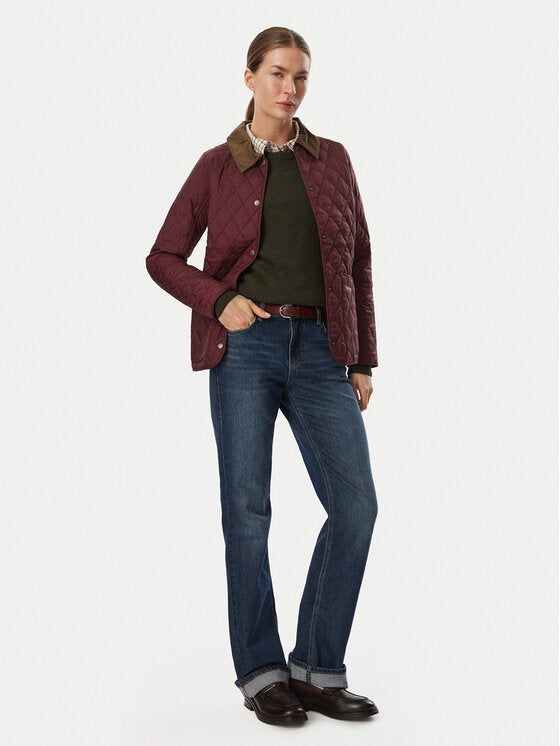 Barbour Women's Annandale Quilted Jacket – Cranberry Red