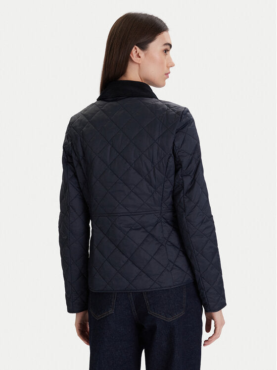 Barbour Women's Deveron Quilted Jacket – Navy / Pale Pink