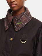 Barbour Women's Icons Tartan Spey Wax Jacket – Rustic / Muted