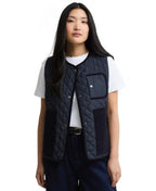 Barbour Women's Thulby Quilted Gilet Vest - Dark Navy