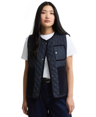 Barbour Women's Thulby Quilted Gilet Vest - Dark Navy