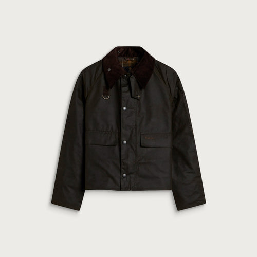 Barbour Men's Spey Slim Waxed Cotton Jacket – Olive