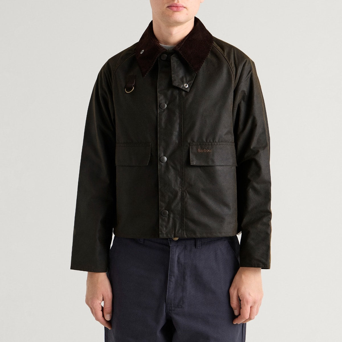 Barbour Men's Spey Slim Waxed Cotton Jacket – Olive