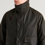 Barbour Men's Spey Slim Waxed Cotton Jacket – Olive