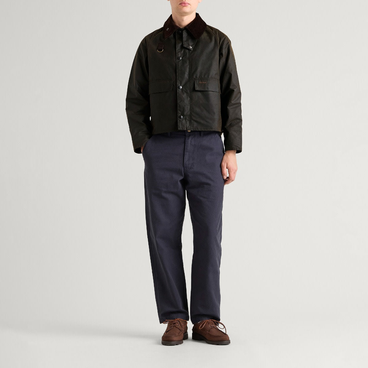 Barbour Men's Spey Slim Waxed Cotton Jacket – Olive