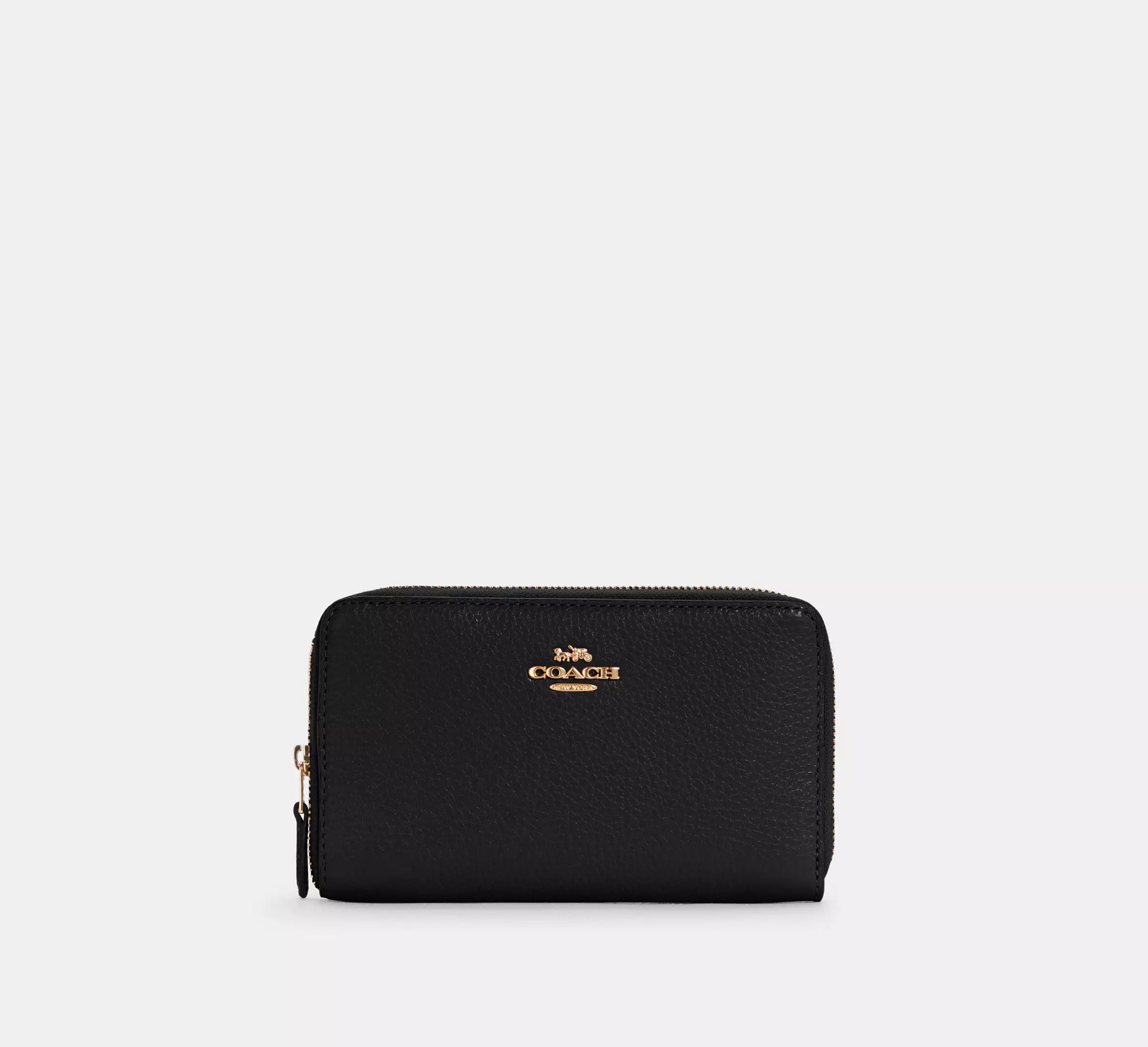 Cartera mediana con cremallera y portadocumentos Coach 