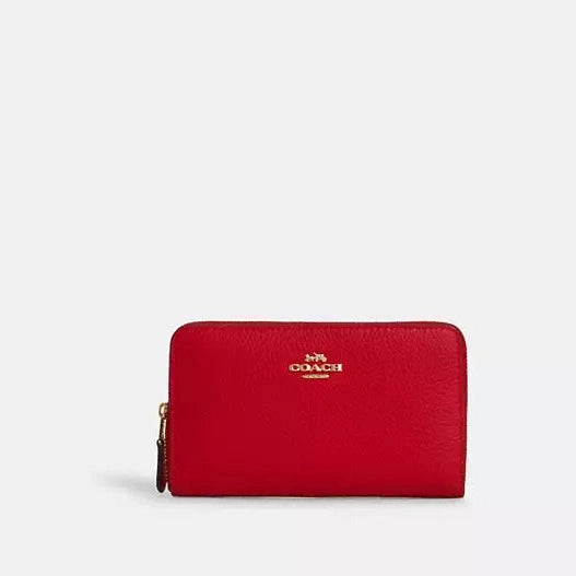 Cartera mediana con cremallera y portadocumentos Coach 