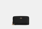 Coach Long Zip Around Wallet Classic Gold/Black