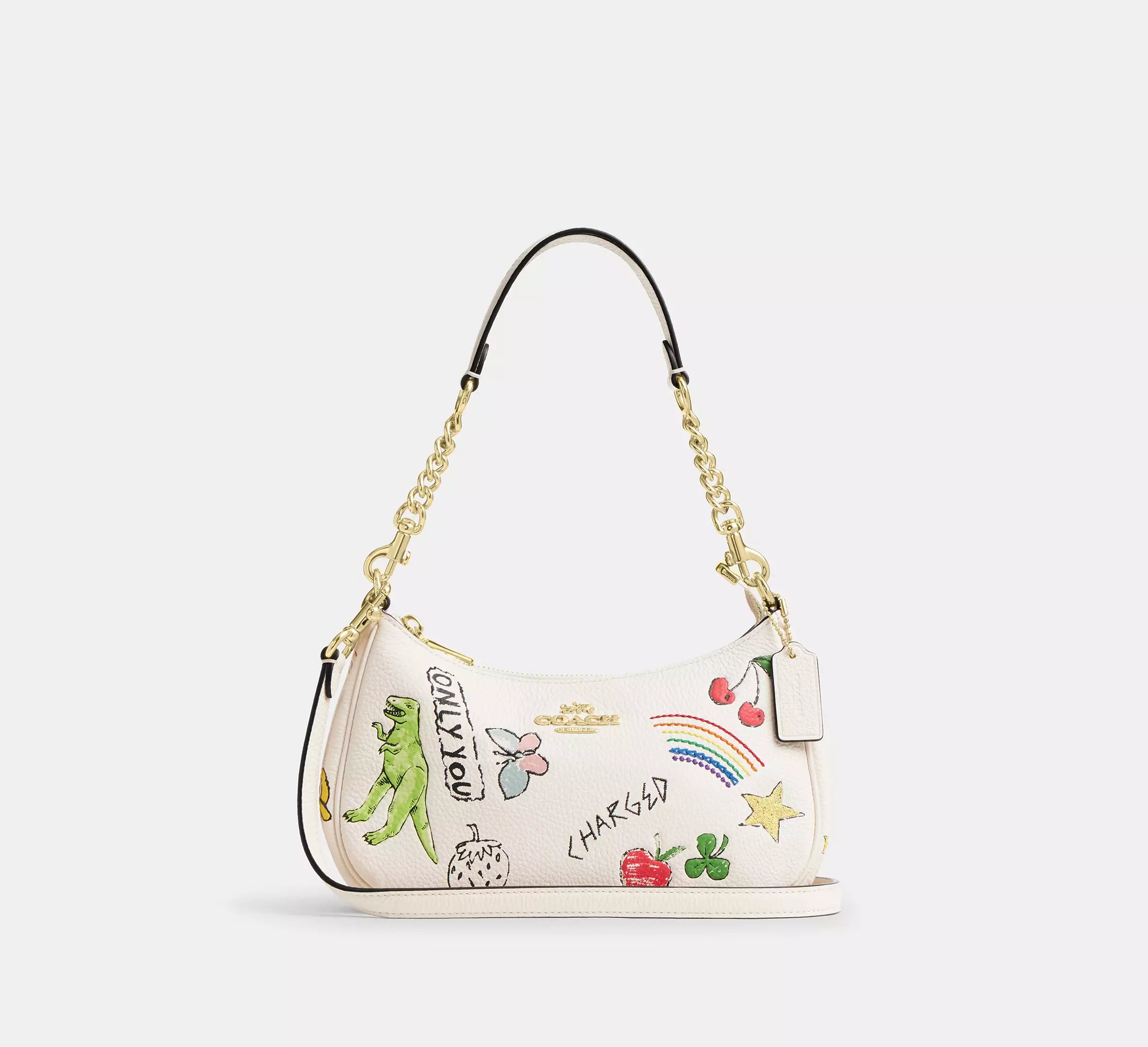 Coach Teri Shoulder Bag – Adjustable Strap Shoulder & Crossbody Style
