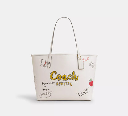 Coach City Tote Bag In Signature Canvas
