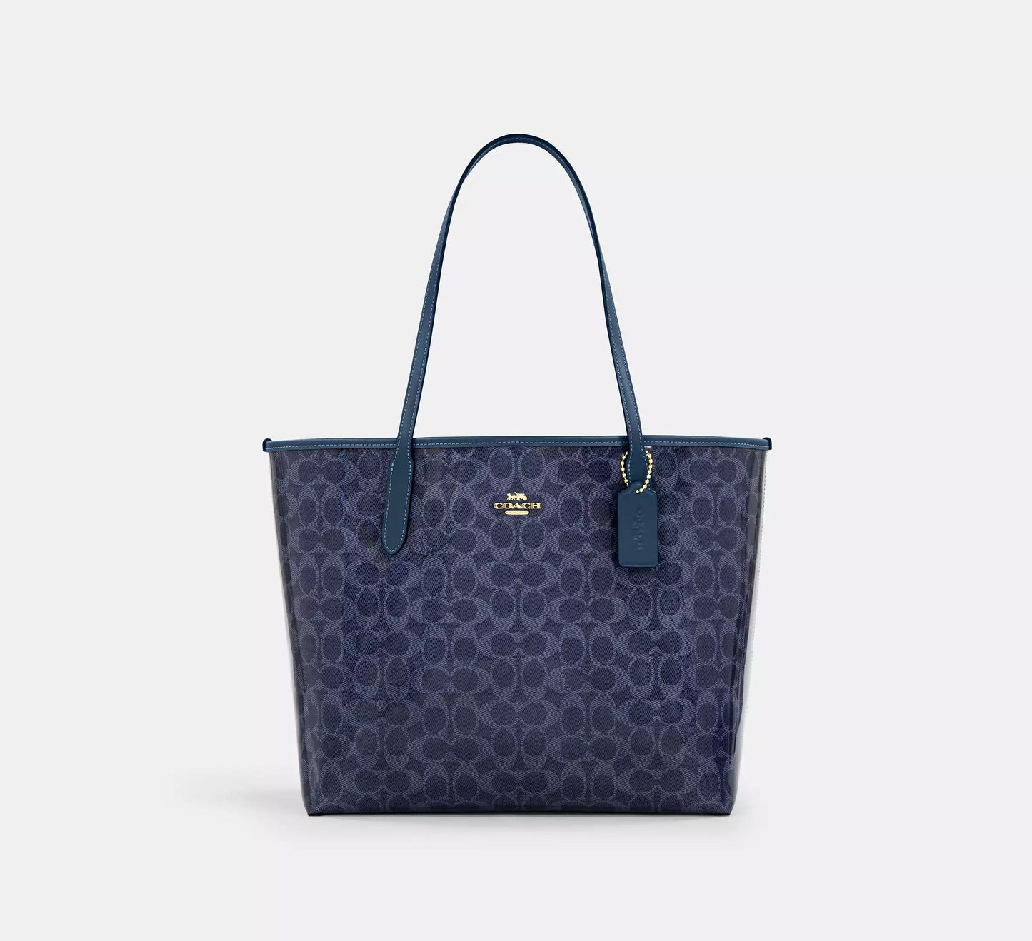 Coach City Tote Bag In Signature Canvas