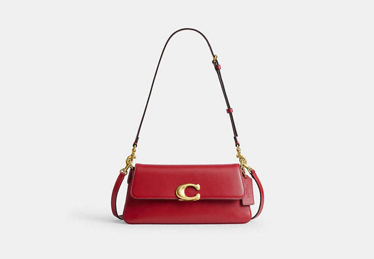 Coach Jet Shoulder Bag Classic Brass/Poppy