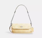 Coach Hailey Flap Bag In Signature Canvas
