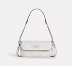 Coach Hailey Flap Bag In Signature Canvas