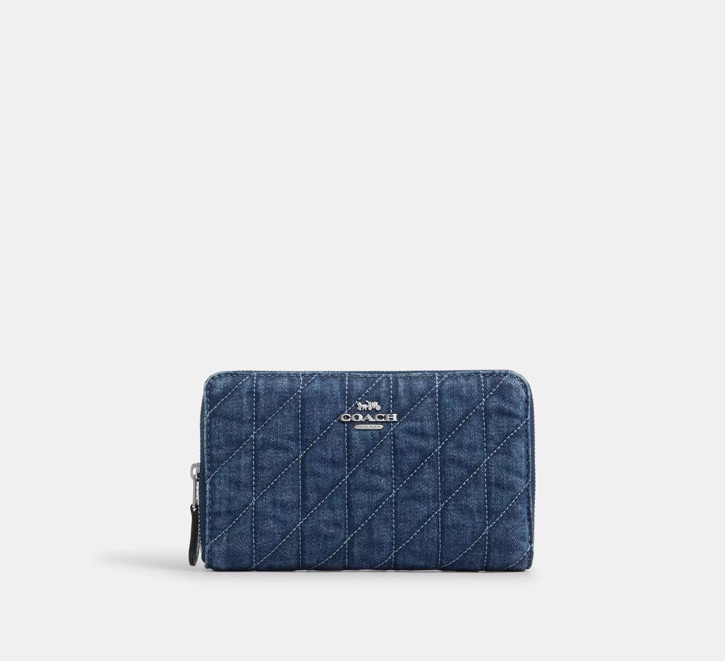 Cartera mediana con cremallera y portadocumentos Coach 