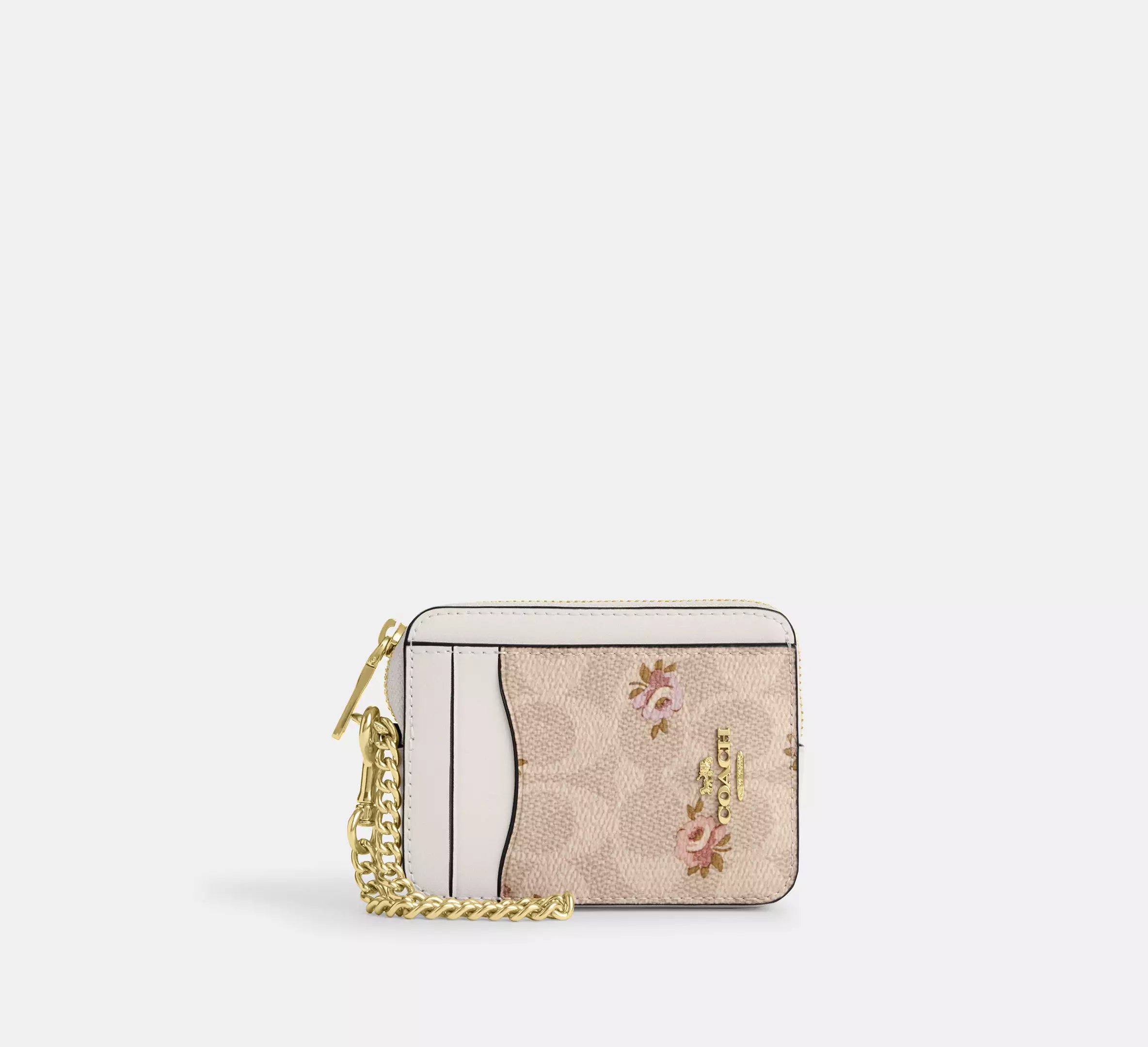 Estuche para tarjetas con cremallera Coach