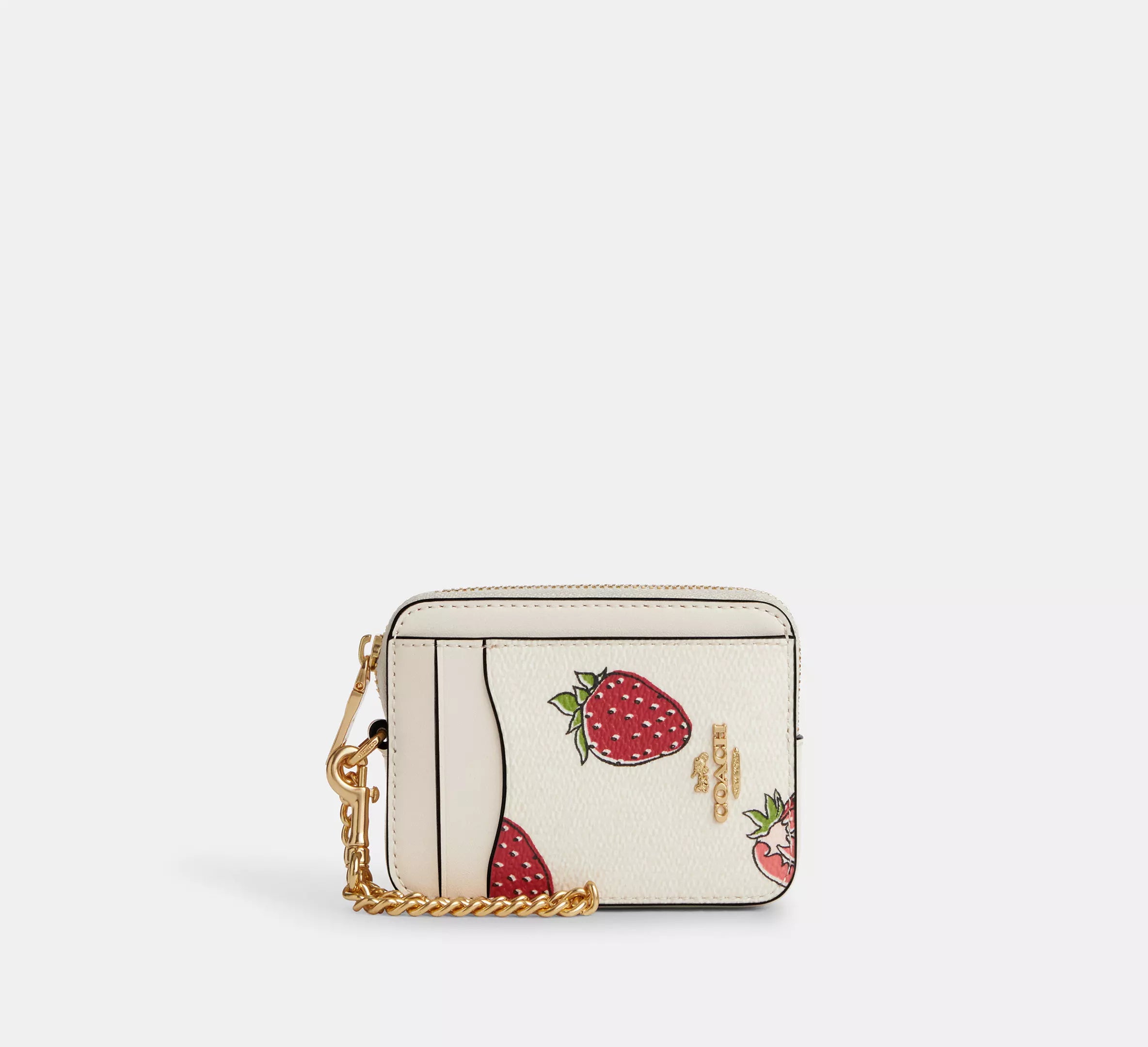 Estuche para tarjetas con cremallera Coach