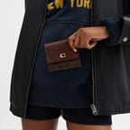 Coach Mila Small Flap Wallet Maple angle